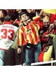İstanbul Temalı Futbolcu Baskılı Siyah Erkek Tişört